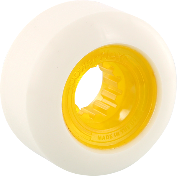 POWERFLEX ROCK CANDY 54mm 84b WHT/CLR.YELLOW Wheels Set