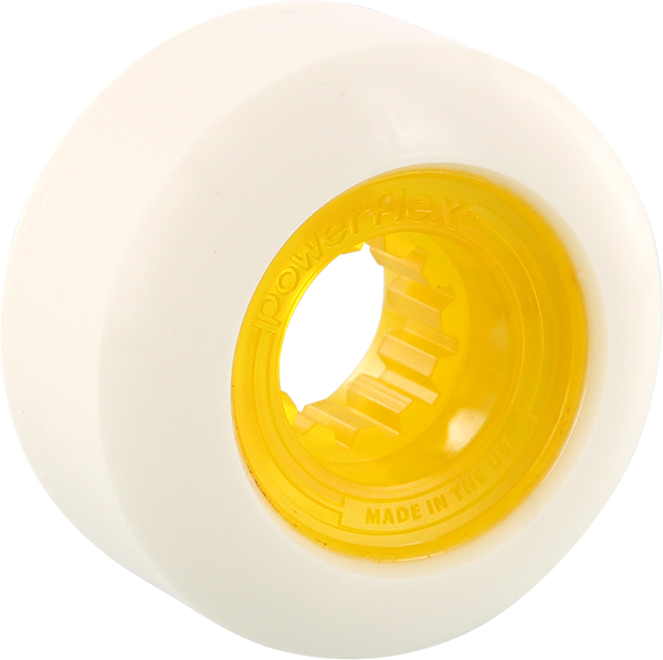 POWERFLEX ROCK CANDY 56mm 84b WHT/CLR.YELLOW Wheels Set