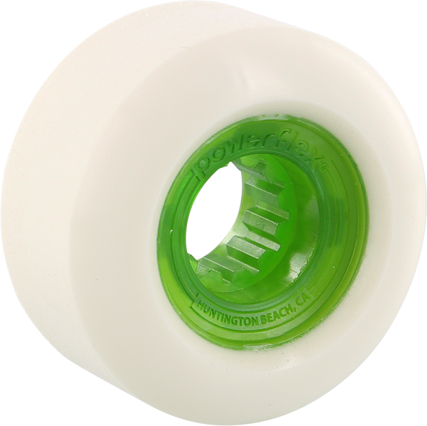 POWERFLEX ROCK CANDY 58mm 84b WHT/CL.GREEN Wheels Set
