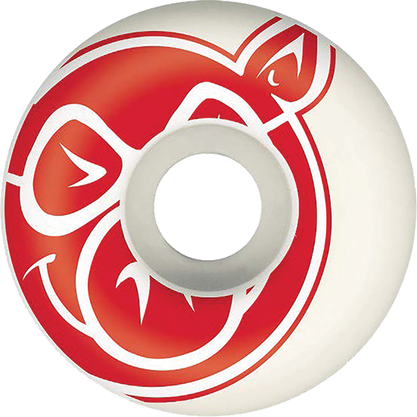 PIG CLASSIC 51mm 99A WHT/RED WHEELS SET