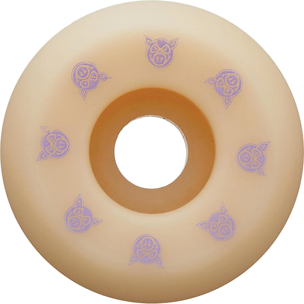 PIG CUBE 52MM 97A NAT/PURPLE WHEELS SET