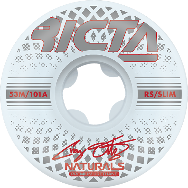 RICTA ORTIZ REFLECTIVE NATURALS SLIM 53MM 101A WHEELS SET