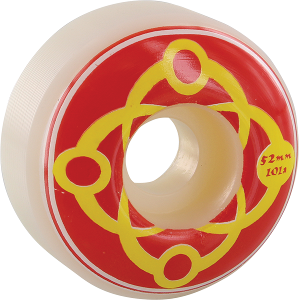 SATORI BIG LINK 52mm 101a WHT/RED WHEELS SET