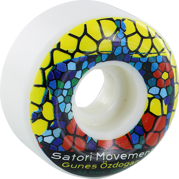 SATORI OZDOGAN STAIN GLASS 52.5mm 80b WHITE WHEELS SET