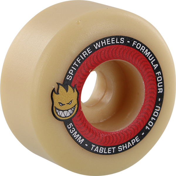 SPITFIRE F4 101a TABLET 53mm NAT/RED WHEELS SET