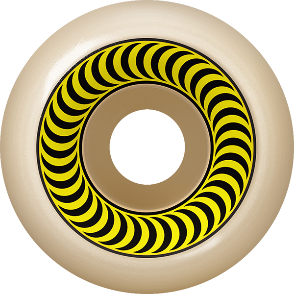 SPITFIRE F4 99a OG CLASSICS 55mm NAT W/YEL WHEELS SET