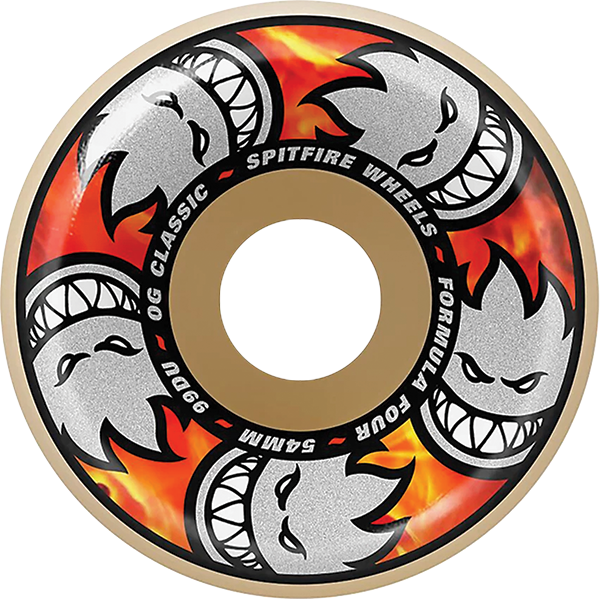 SPITFIRE F4 99A OG CLASSIC 54MM MULTIBALL NAT WHEELS SET