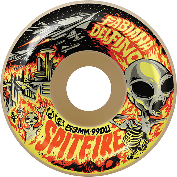 SPITFIRE DELFINO INVASION F499 CON-FULL 53MM NAT WHEELS SET