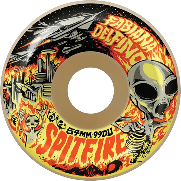 SPITFIRE DELFINO INVASION F499 CON-FULL 54MM NAT WHEELS SET