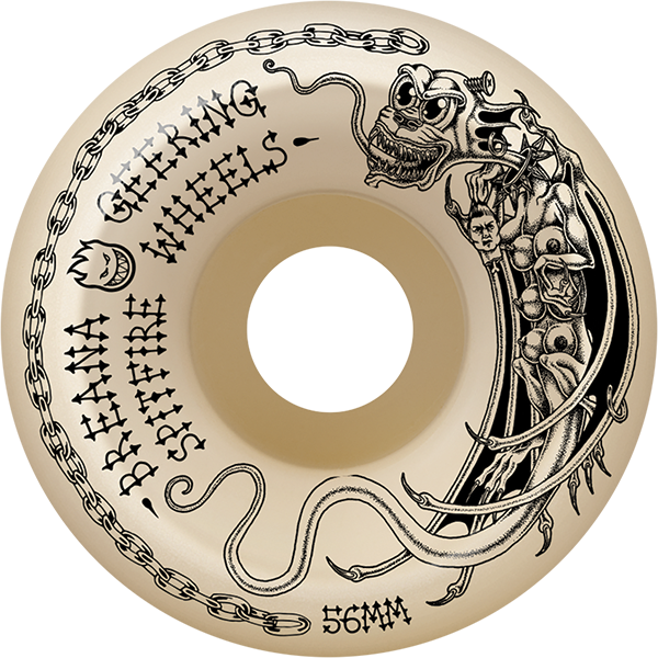 SPITFIRE F4 99A GEERING TORMENTOR 56MM NATURAL WHEELS SET