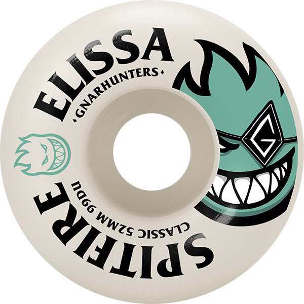 SPITFIRE STEAMER CLASSIC 99A GNARHUNTERS 52MM WHT WHEELS SET