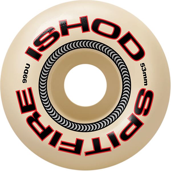 SPITFIRE WAIR F4 99A LOCK-IN CLASSIC 53mm 99a NATURAL WHEELS SET