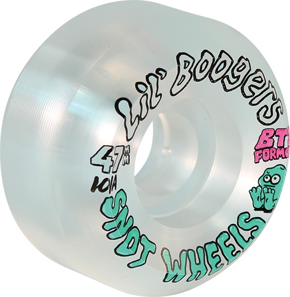 SNOT LIL BOOGERS CONICAL 47MM 101A CLEAR WHEELS SET