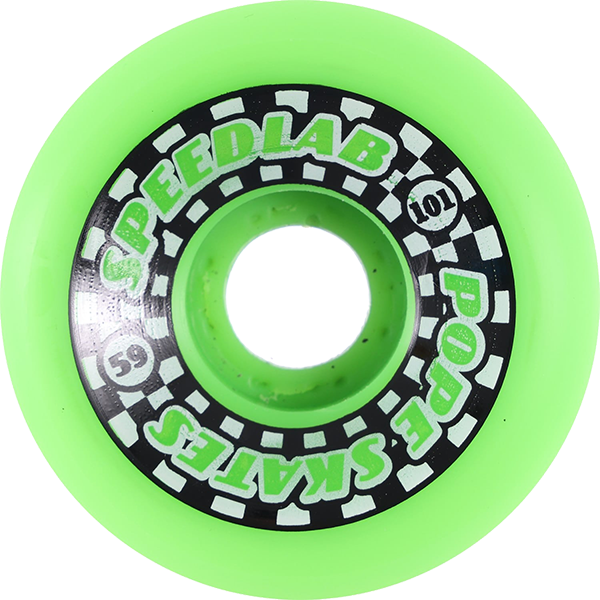 SPEEDLAB MINI SPEEDSTERS 59mm 101a GRN/BLK SPLIT WHEELS SET