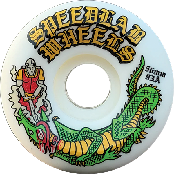 SPEEDLAB SLAYERS 56MM 93A WHITE WHEELS SET WHEELS SET