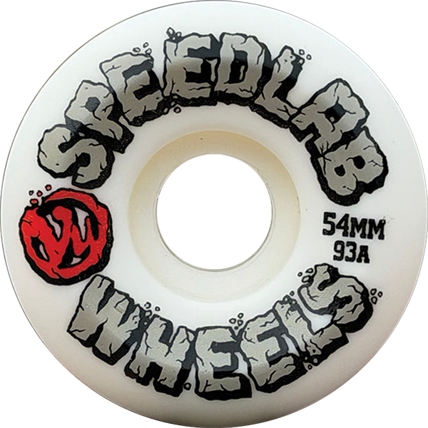 SPEEDLAB VU SHREDSTONES 54MM 93A WHITE WHEELS SET WHEELS SET