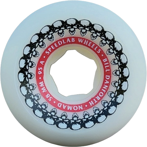 SPEEDLAB DANFORTH NOMAD 58MM 95A WHITE WHEELS SET WHEELS SET