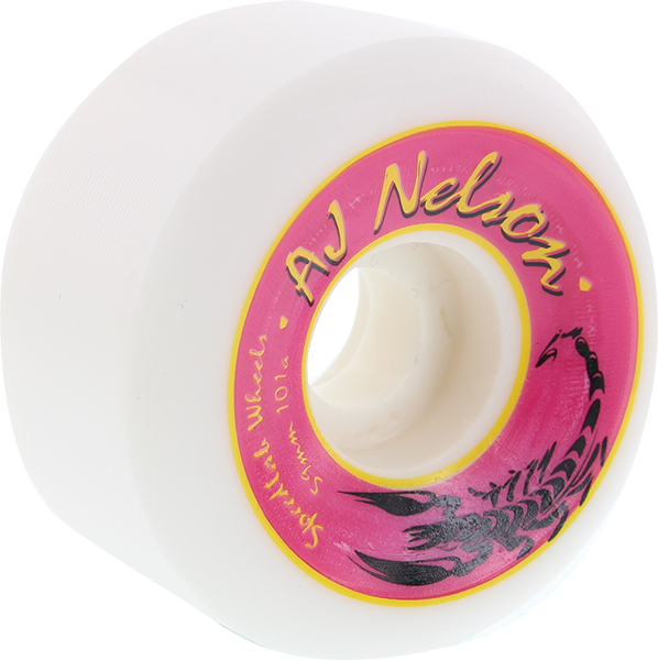 SPEEDLAB NELSON PRO 59mm 101a WHT/PINK WHEELS SET