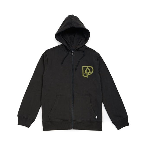 Poler TL Cyclops Zip Hoody Black Olive - Small
