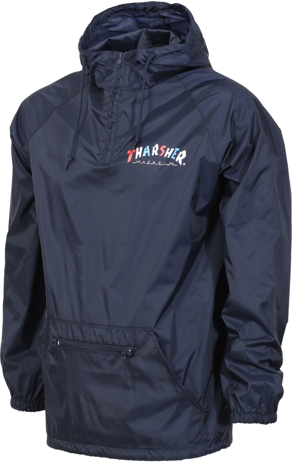 Thrasher Knock Off Anorak Hooded Jacket Navy S