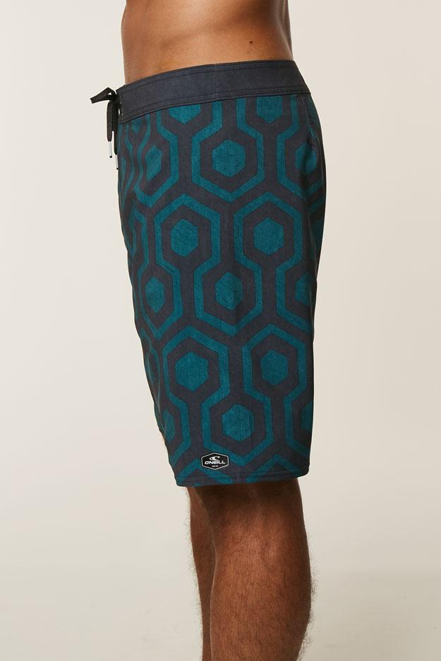 Oneill HyperFreak Wrenched Trunks Mens Steel Grey 32