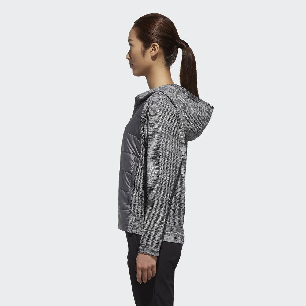 Adidas Outdoor W Hybrid Hoody Womens Dark Grey Heather M