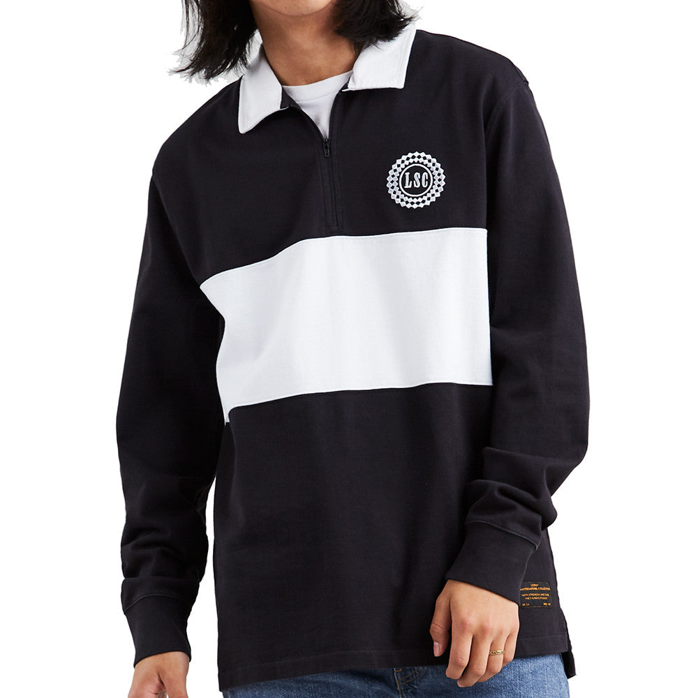 Levis Skate LS Rugby Shirt Jet Black S