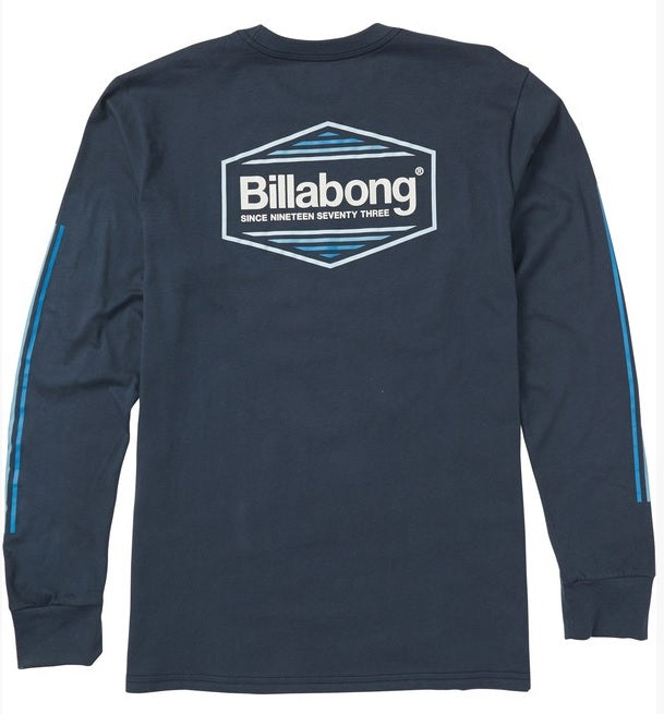 Billabong Pacific Longsleeve Tshirt Mens Navy S