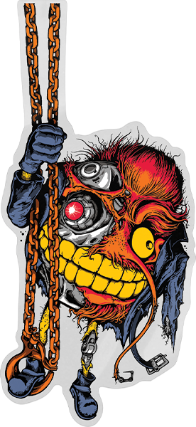 ANTI HERO GRIMPLESTIX G-800 7.5" DECAL SINGLE