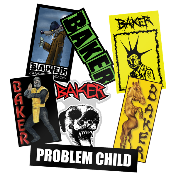 BAKER CRUD LIFE 14PK STICKERS ASST