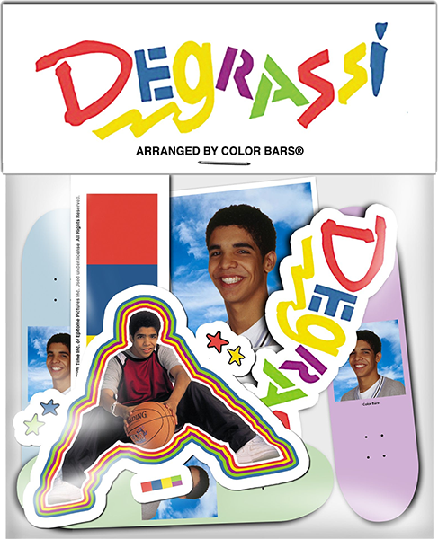 COLOR BARS DEGRASSI ASSORTED DECALS PACK
