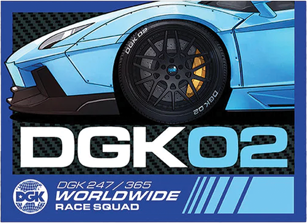 DGK TURBO STICKER SINGLE