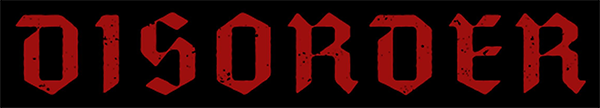DISORDER LOGO STICKER ASSORTED 1pc