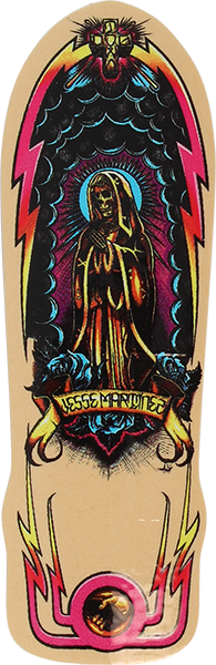 DOGTOWN MARTINEZ GUADALUPE HANDSHAKE STICKER NATURAL