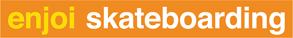 ENJOI SKATEBOARDING DECAL ORANGE single