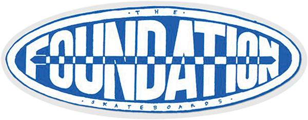 FOUNDATION OVAL DECAL single (2 pack)