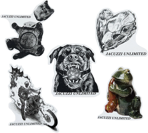 JACUZZI 5/PACK SPRING 26 ASSORTED STICKERS