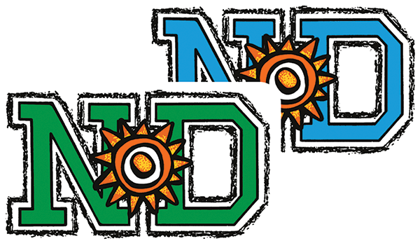 NEW DEAL LOGO STICKER (2 PACK)