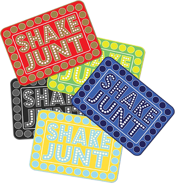 SHAKE JUNT BOX LOGO FA23 10/PK ASSORTED STICKER PACK