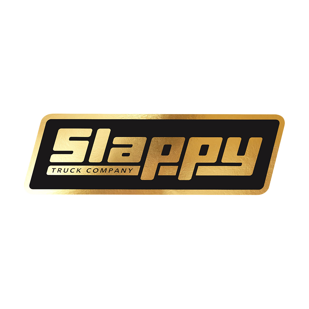 SLAPPY OG LOGO FOIL STICKER SINGLE GOLD FOIL