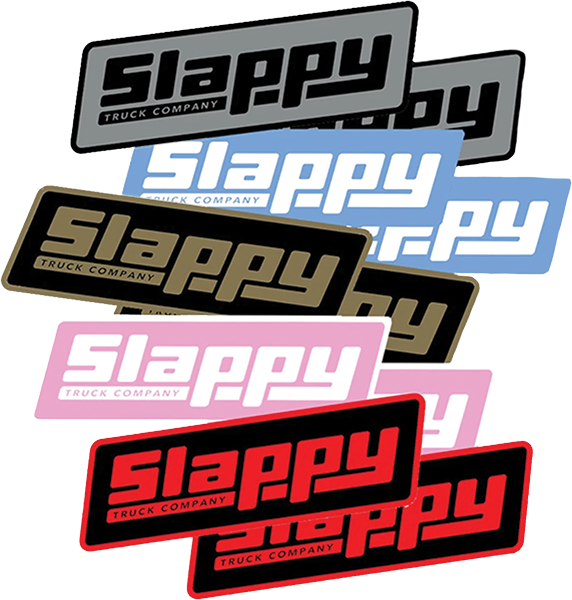 SLAPPY 10/PACK OG LOGO ASSORTED DECALS STICKERS
