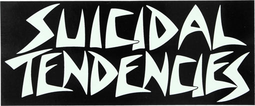 SUICIDAL SUICIDAL TENDENCIES STICKER DECAL BLACK