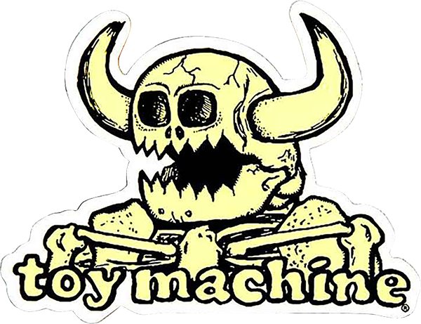 TOY MACHINE DEAD MONSTER DECAL STICKER (2pack)