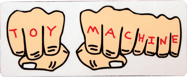 Toy Machine FISTS STICKER single