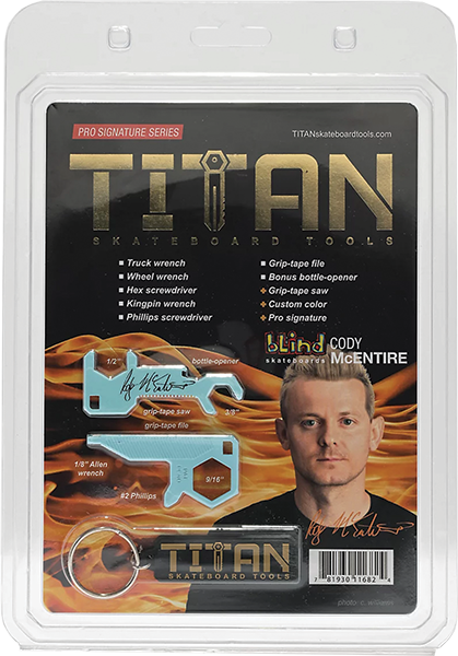 TITAN SKATE TOOL MCENTIRE PRO SIGNATURE SERIES BLUE