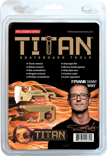 TITAN SKATE TOOL DANNY WAY GOLD