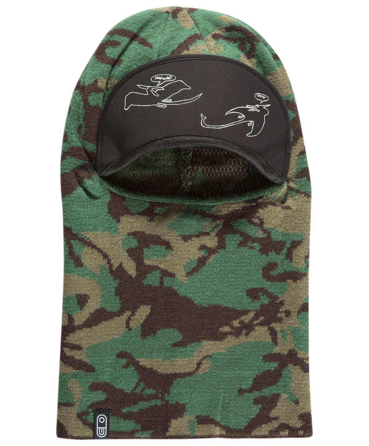 AIRBLASTER Billycalava Mask Dinoflage OneSize