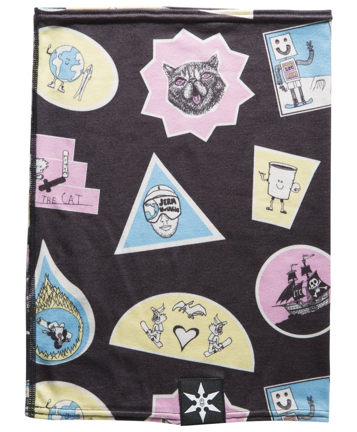 AIRBLASTER Ninja Turtleneck Lick The Cat OneSize