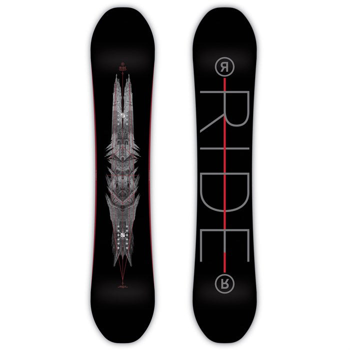 Ride Machete GT Snowboard Black Red 157