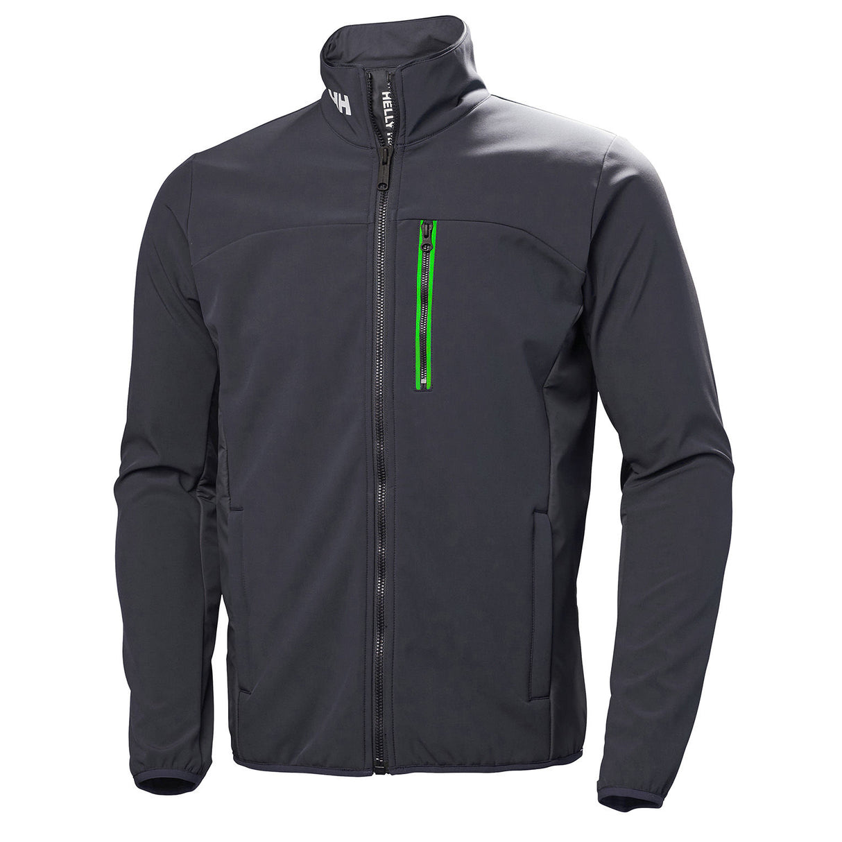 Helly Hansen Crew SoftShell Jacket Mens Graphite Blue S
